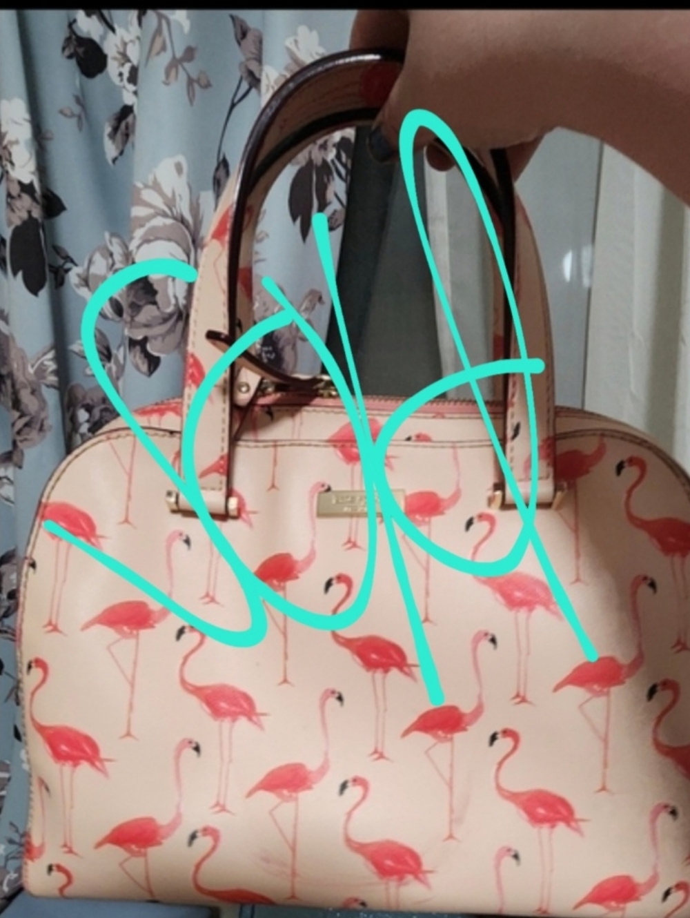 Kate Spade Flamingo Purse RARE